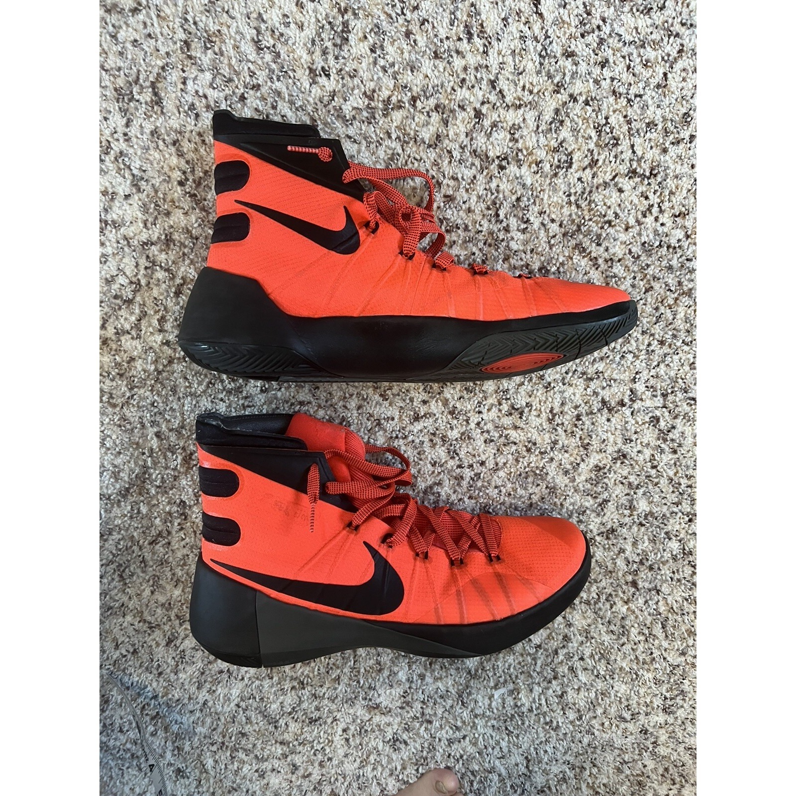 Nike Hyperdunk 2015 Orange Youth Sz Us 11.5 Eur 45.5